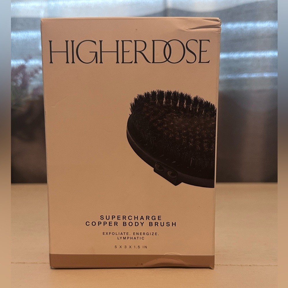 Higherdose - NIB - Copper Body Brush